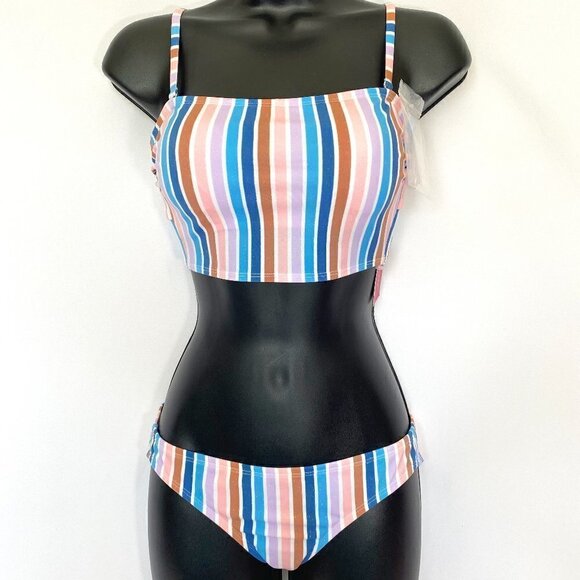 Exhilaration 2 Piece Sexy Multi Color Bikini Set - Picture 1 of 11